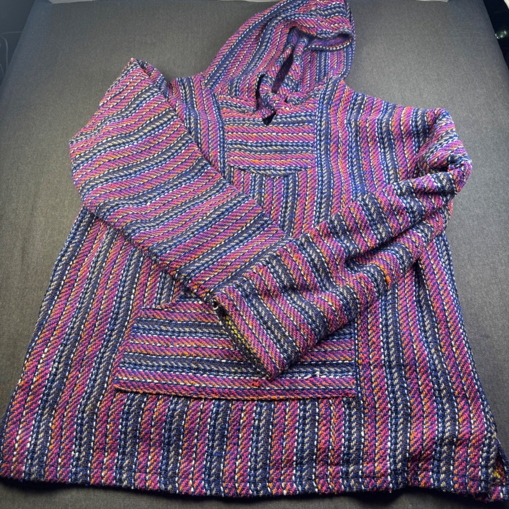 Womens Baja Hoodie Blanket Lined Pullover Pocket‎ Hooded Sweatshirt